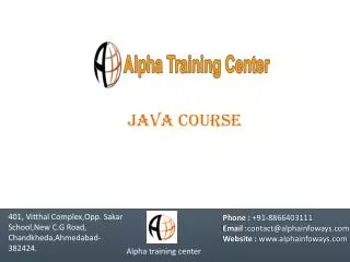 Alpha training center