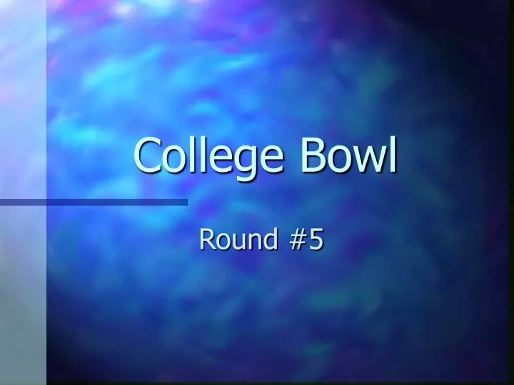 college bowl