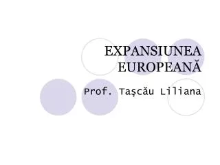 expansiunea european