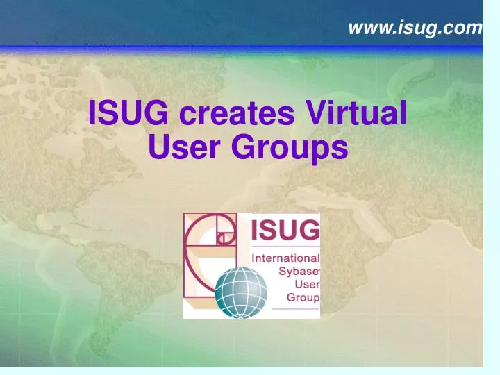 isug creates virtual user groups