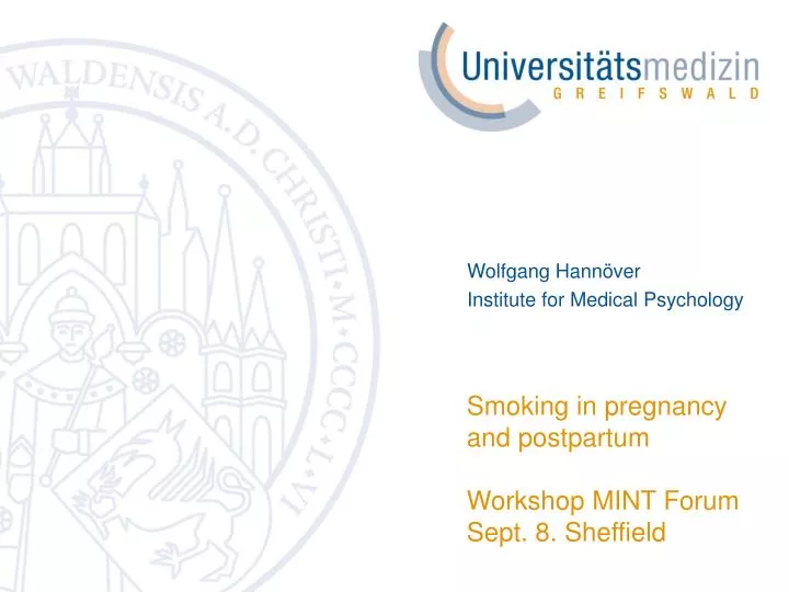 smoking in pregnancy and postpartum workshop mint forum sept 8 sheffield