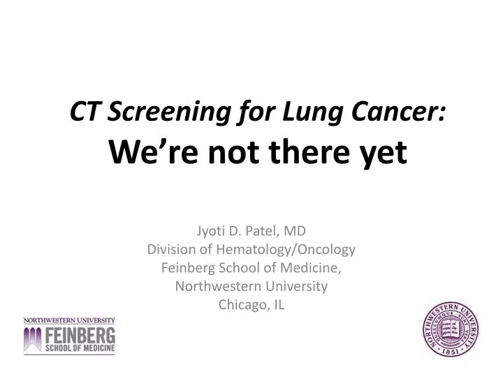 ct screening for lung cancer we re not there yet
