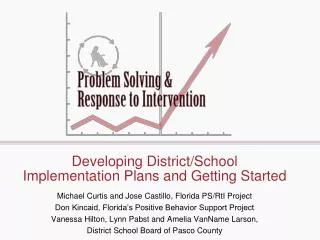 Developing District/School Implementation Plans and Getting Started