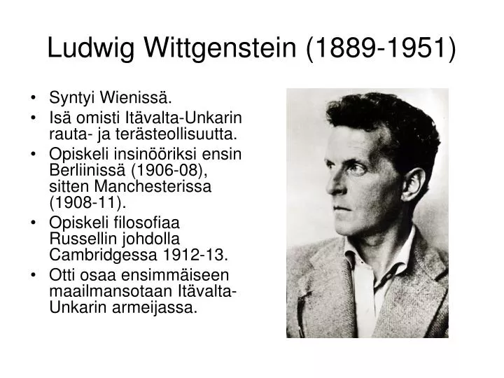 ludwig wittgenstein 1889 1951