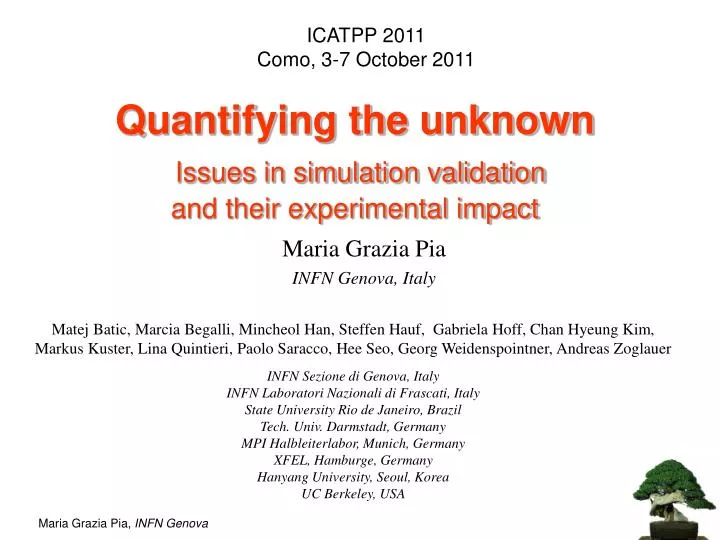 quantifying the unknown issues in simulation validation and their experimental impact