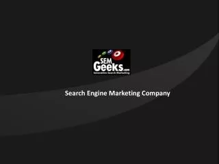 SEM Geeks - Search Engine Marketing Company New Jersey