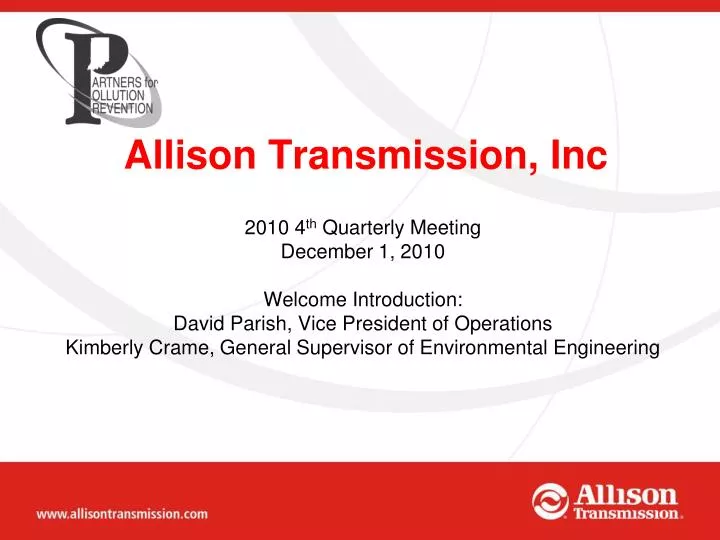 allison transmission inc