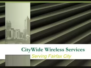 CityWide Wireless Services