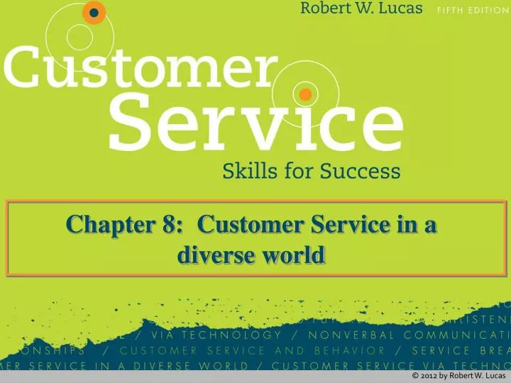 chapter 8 customer service in a diverse world