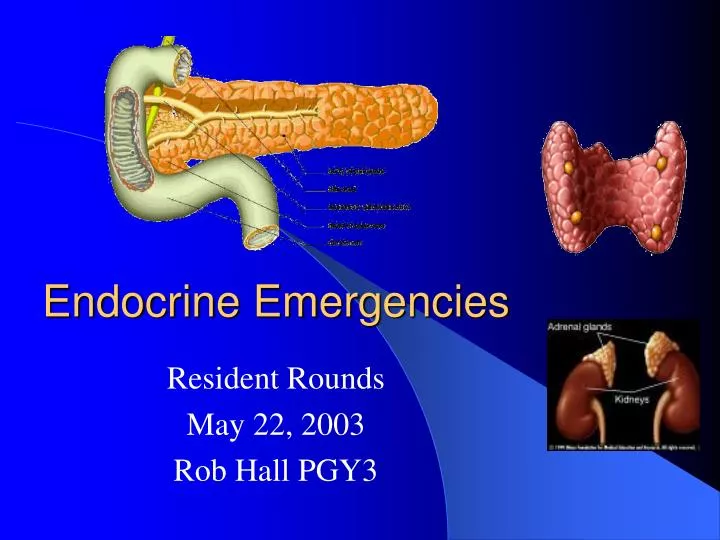 endocrine emergencies