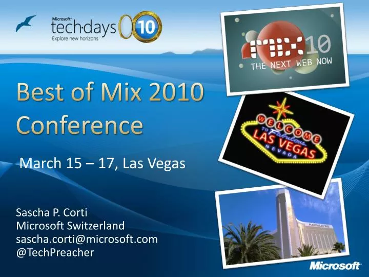 best of mix 2010 conference