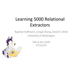 Learning 5000 Relational Extractors