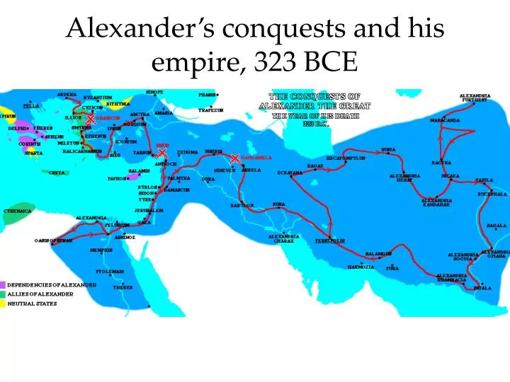 alexander s conquests and his empire 323 bce