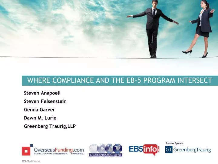 where compliance and the eb 5 program intersect