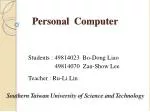 Evolution of Personal Computers: A Comprehensive Overview - slide 1
