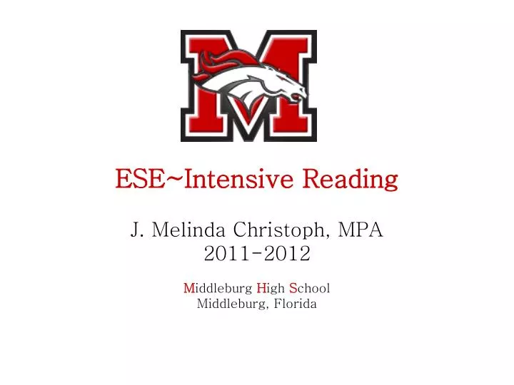ese intensive reading