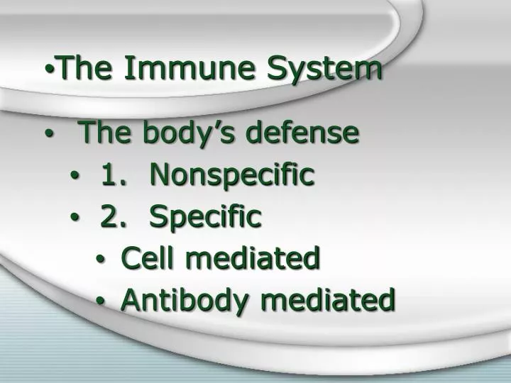 the immune system