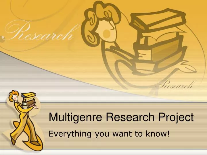 multigenre research project