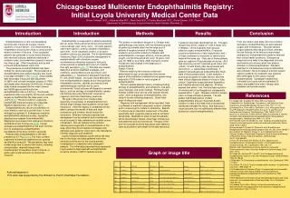 Chicago-based Multicenter Endophthalmitis Registry: Initial Loyola University Medical Center Data