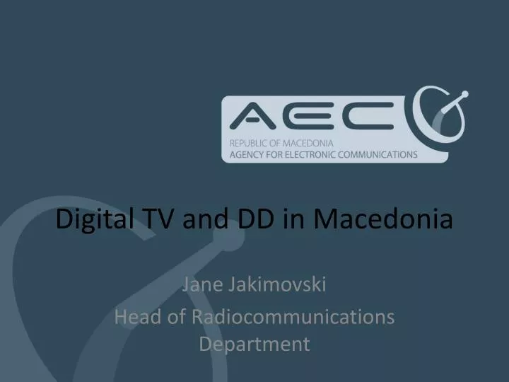 digital tv and dd in macedonia