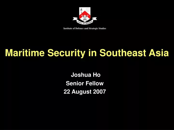 maritime security in southeast asia