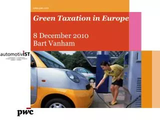 Green Taxation in Europe