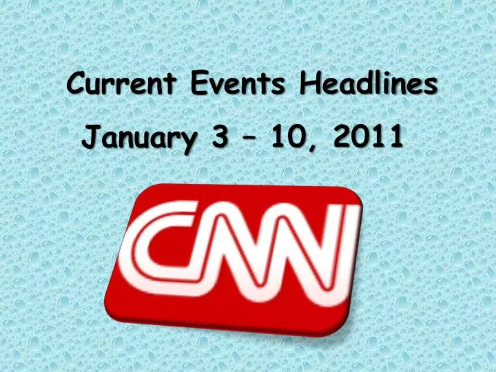 current events headlines