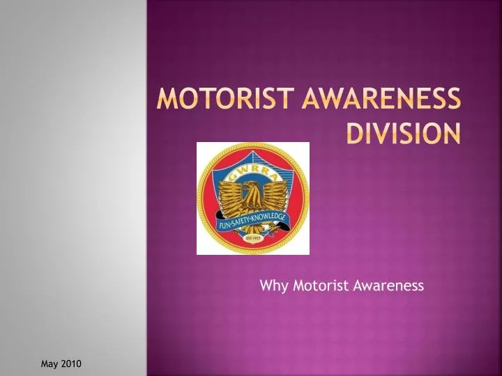 motorist awareness division
