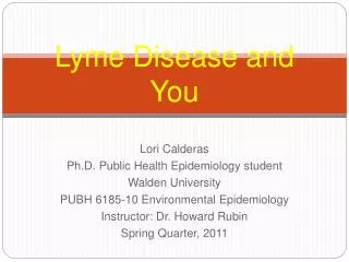 Lyme Disease and You