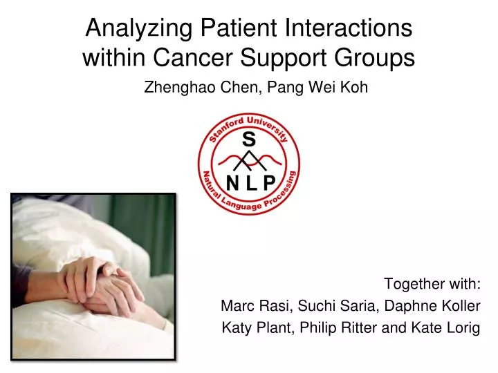 analyzing patient interactions within cancer support groups