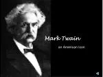 Mark Twain - slide 1