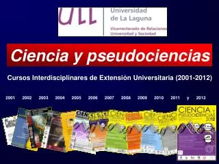 Cursos Interdisciplinares de Extensión Universitaria (2001-2012)