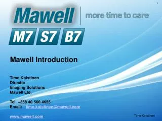 Mawell Introduction