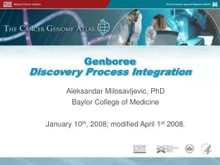 Genboree Discovery Process Integration