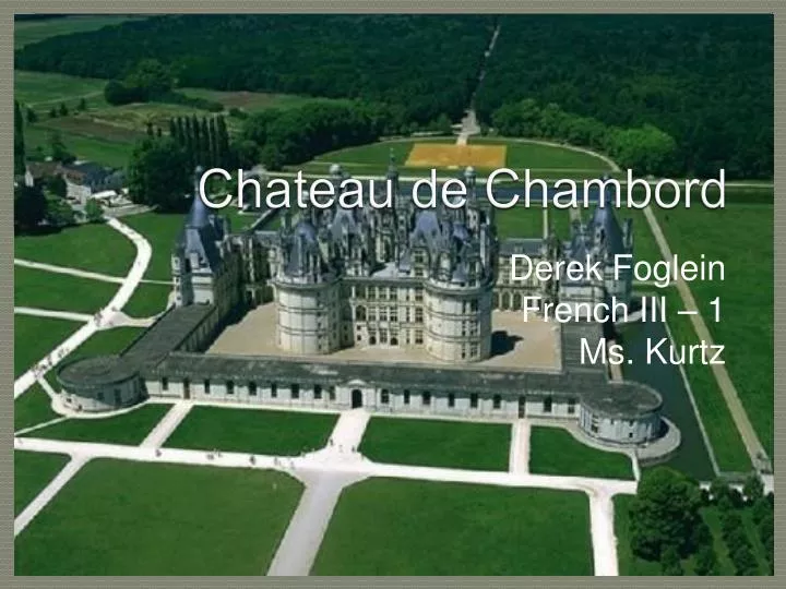 chateau de chambord