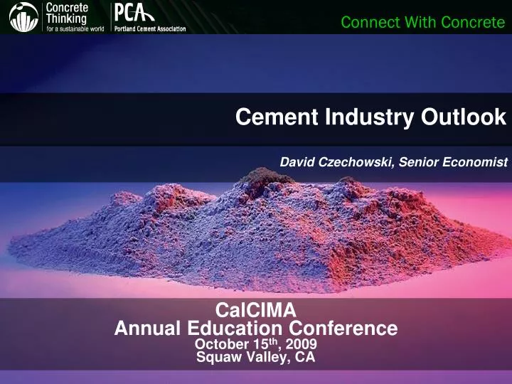 cement industry outlook