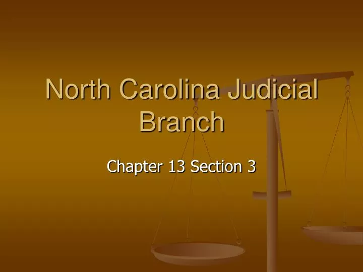 north carolina judicial branch