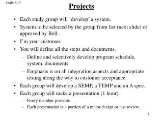 projects