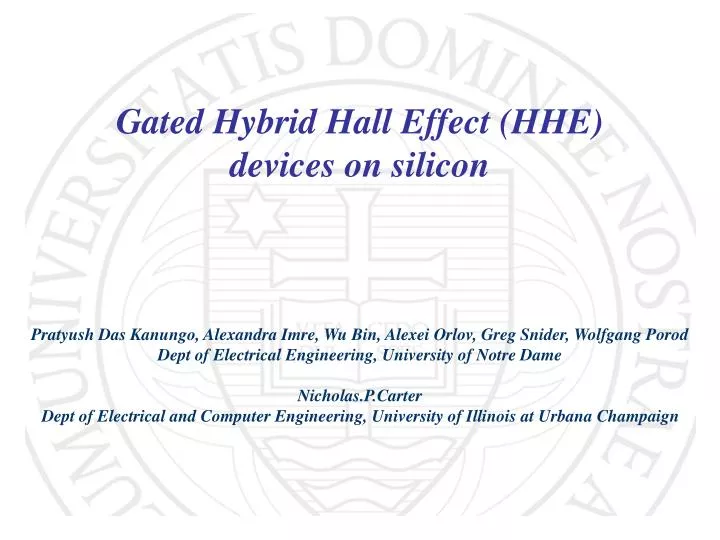 gated hybrid hall effect hhe devices on silicon