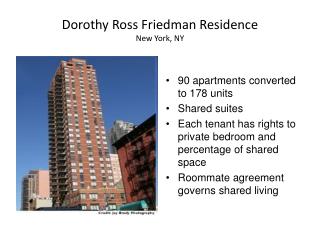 Dorothy Ross Friedman Residence New York, NY
