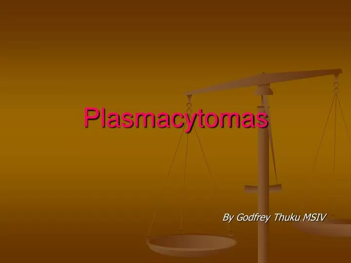 plasmacytomas