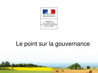 le point sur la gouvernance