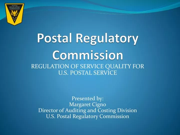 postal regulatory commission