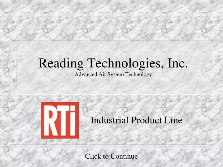 reading technologies inc advanced air system technology