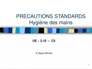 precautions standards hygi ne des mains