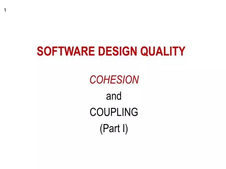 software design quality