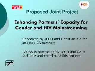 Proposed Joint Project