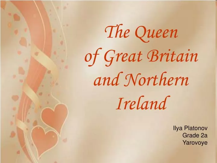 the queen of great britain and northern ireland