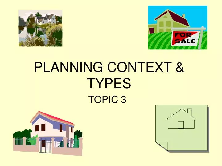 planning context types