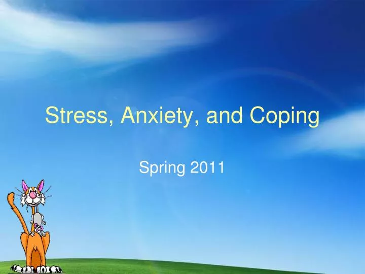stress anxiety and coping
